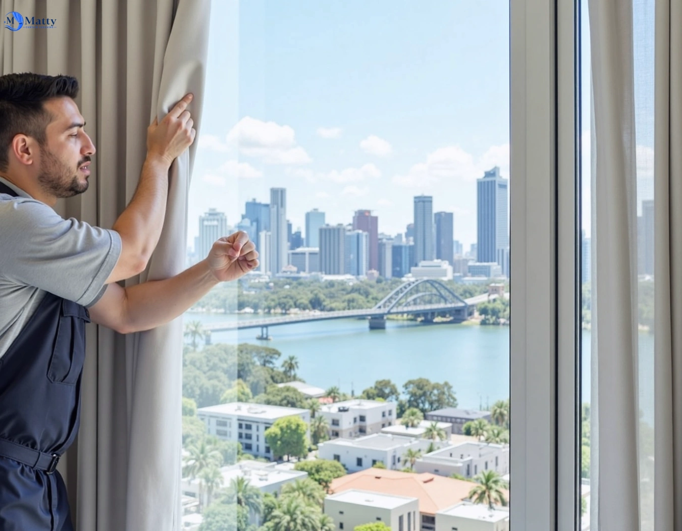 Professional curtain steam cleaning service north-willoughby-nsw QLD by Matty Curtain Cleaning